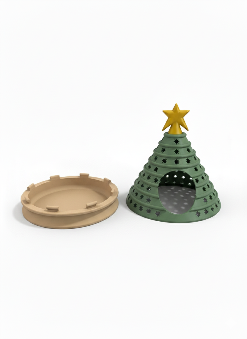 Kerstboom Huis voor Knaagdieren Nieuwe kleur (Limited Editie)