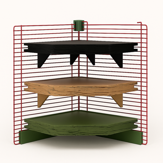 Hoekplankje (21x21x2.3cm) Verlaagt in prijs!