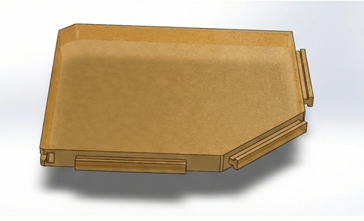 Grote hoekplank met magneten - modulair systeem + 2 Limited Kleuren