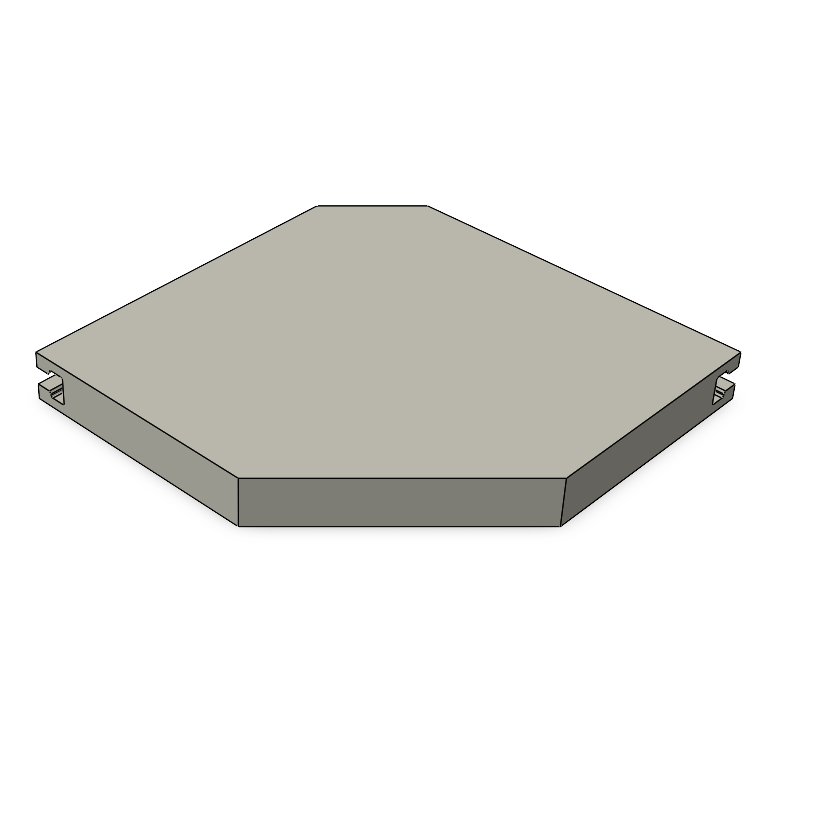 Hoekplankje (21x21x2.3cm)