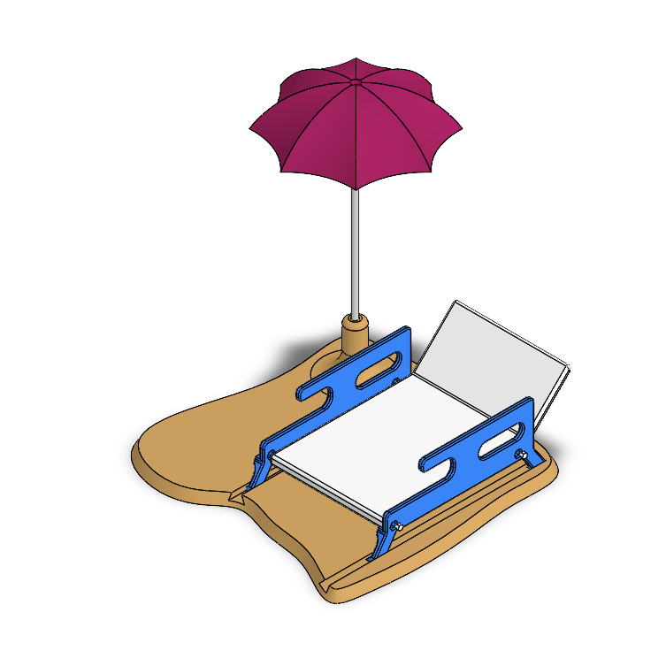 Knaagdier Zomerset – Parasol & Strandstoel