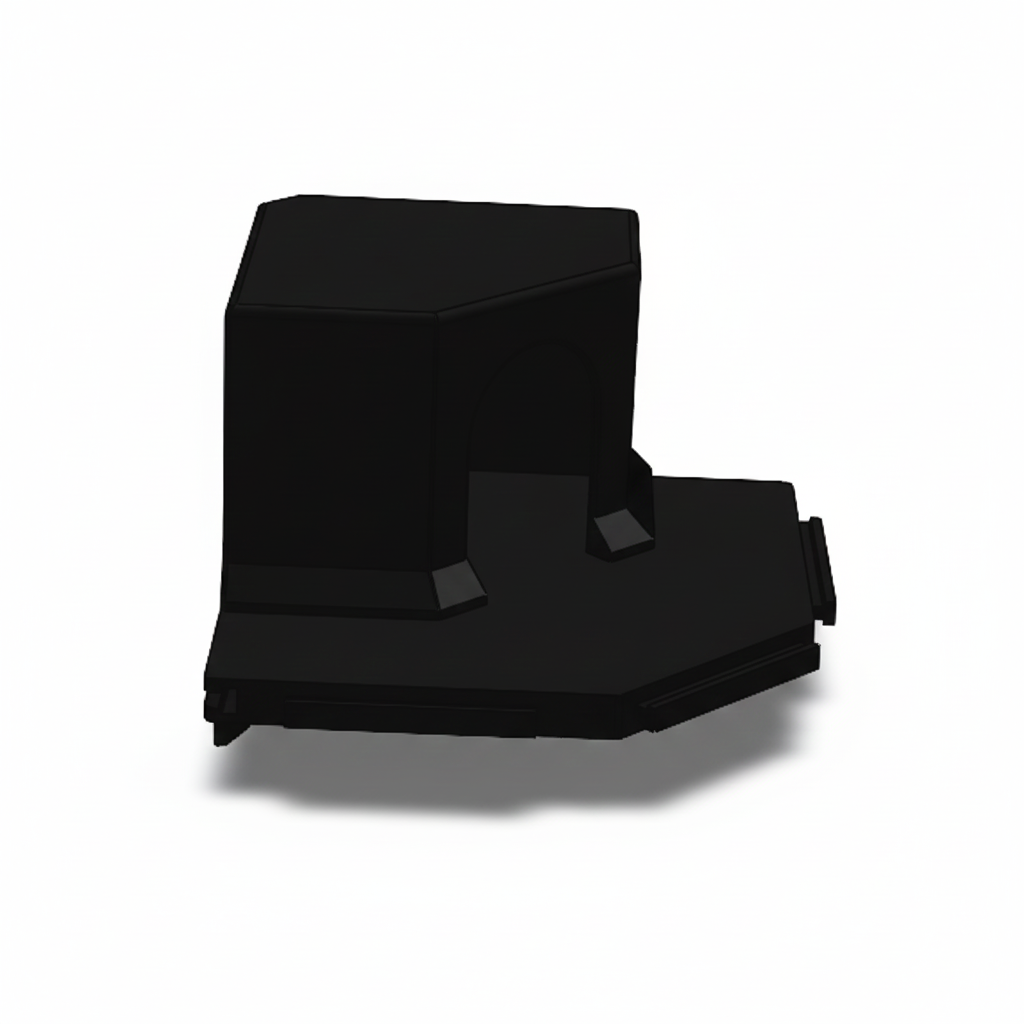 Grote hoekplank met magneten - modulair systeem