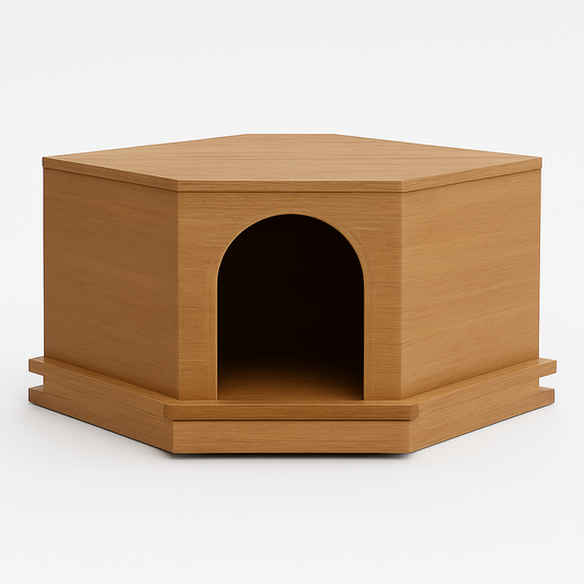 Hangend hoekhuisje (met trap)