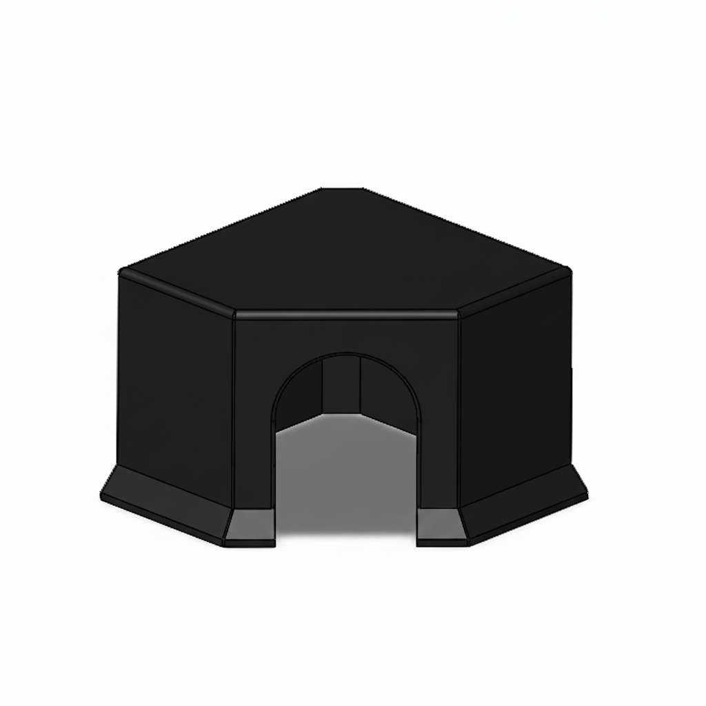 Magnetisch huisje voor hoekplank - modulair systeem