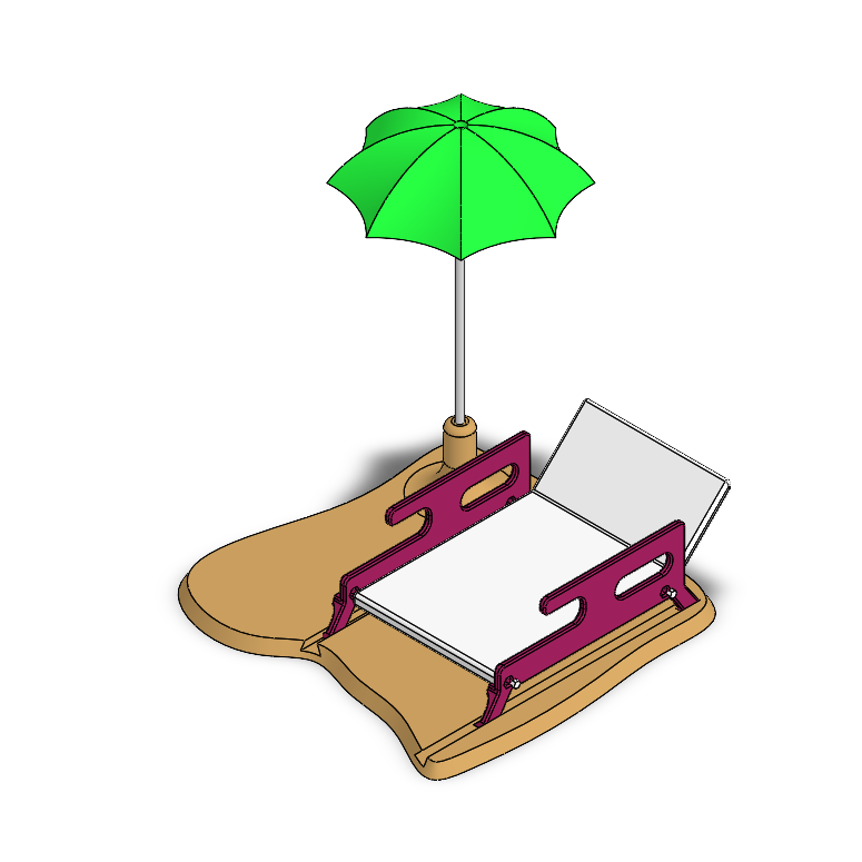 Knaagdier Zomerset – Parasol & Strandstoel
