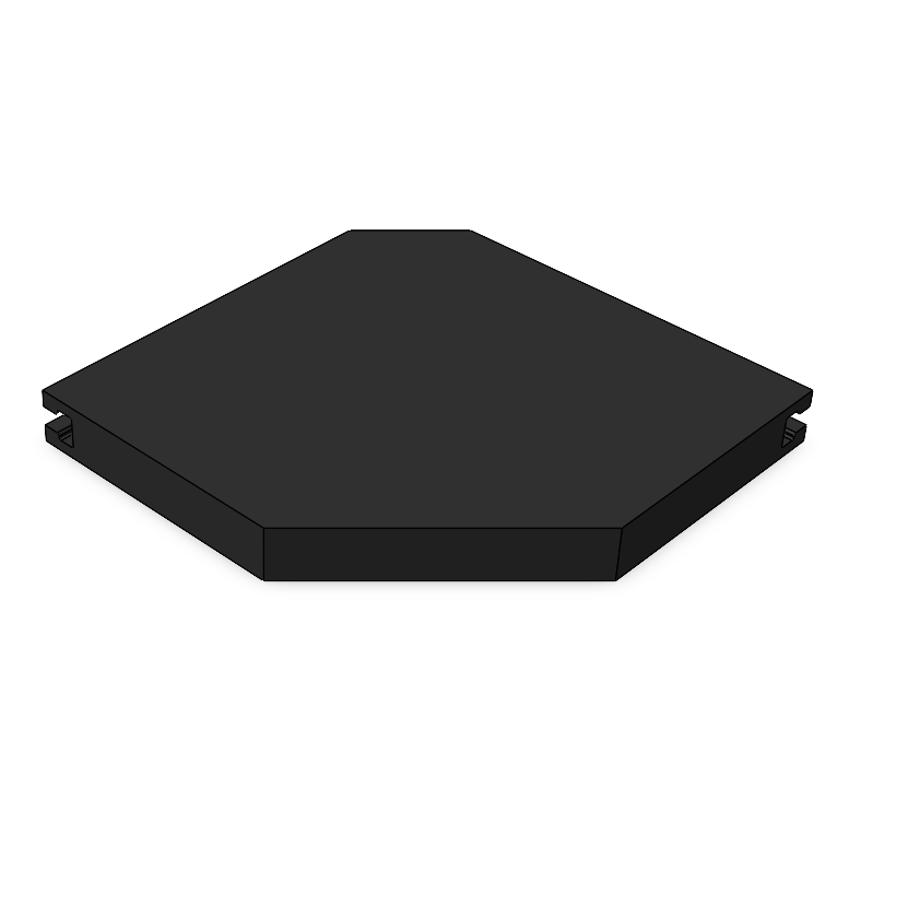 Hoekplankje (21x21x2.3cm)