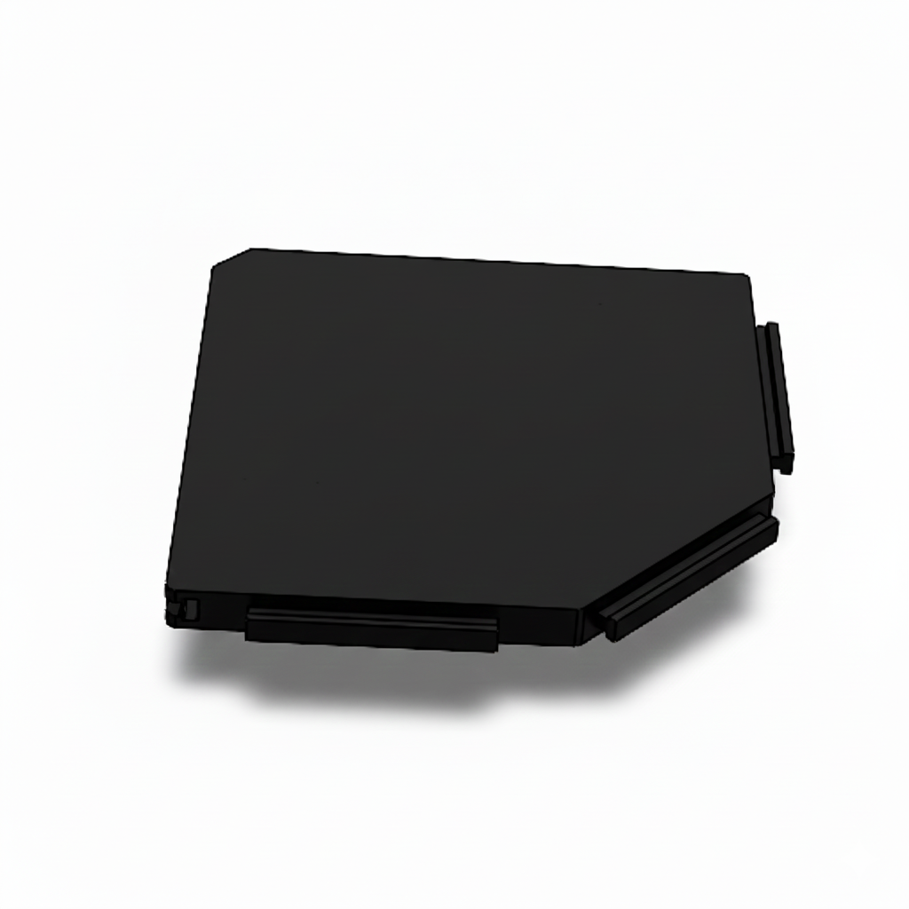 Grote hoekplank met magneten - modulair systeem