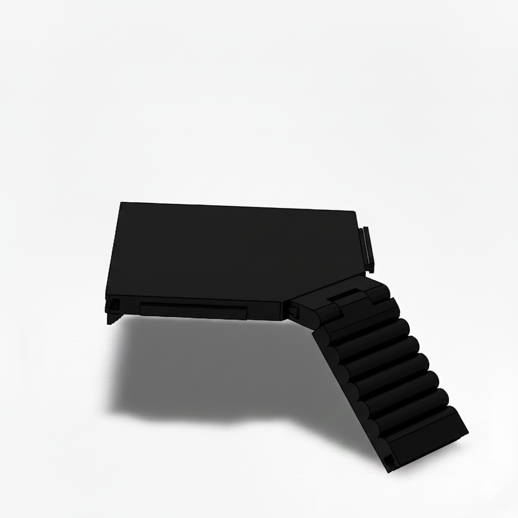 Grote hoekplank met magneten - modulair systeem